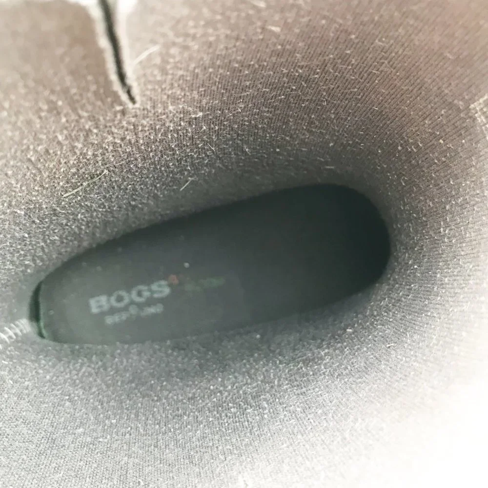 BOGS Mid Calf Gray Rubber Rain Boots Womens 7